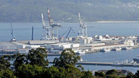 El puerto de Mar�n es uno de los motores econ�micos de la comarca de Pontevedra