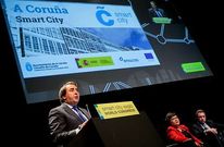 Carlos Negreira, durante su conferencia en el congreso sobre Smart City celebrado en Barcelona.