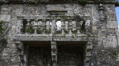 La ruina de las casas rectorales de Zas