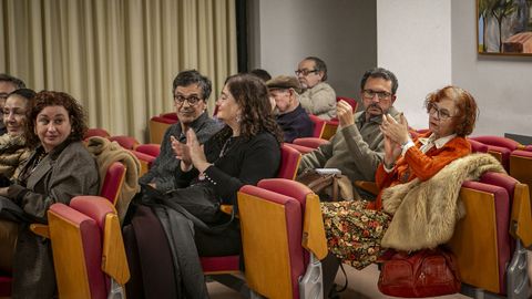 Presentaci�n do libro de Ignacio Castro, �Roxe de Sebes�, no acto mensual de Barbantia