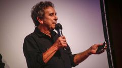 Miguel de Lira, na presentaci�n dunha pel�cula, nunha imaxe de arquivo.