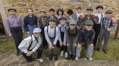 Pequenos do colexio Labarta Pose, a domingo ante a Fundaci�n Pondal 