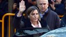 Forcadell, increpada en su llegada al Tribunal Supremo