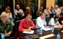 El nuevo alcalde de Morc�n, Maximino Garc�a (IU), durante el pleno de la moci�n de censura.El nuevo alcalde de Morc�n, Maximino Garc�a (IU), durante el pleno de la moci�n de censura