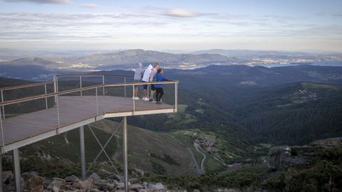 Mirador del pico Muralla, entre Lousame y Rianxo
