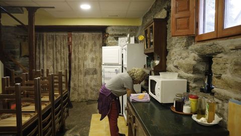 Cocina del alojamiento turstico A Palleira