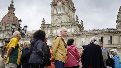 A Coru�a registr� este mi�rcoles una cu�druple escala de cruceros