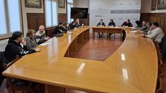 Reuni�n de la Mesa Xeral de Negociaci�n, en foto de archivo.