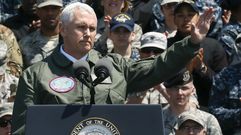 El vicepresidente de Estados Unidos, Mike Pence