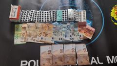 Dinero localizado al conductor.