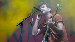 Tringulo de Amor Bizarro en un concierto en A Corua en 2024