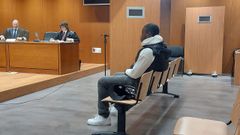 Julio Csar Angulo Rentera, Bembe, ayer en la seccin segunda de la Audiencia Provincial de A Corua.