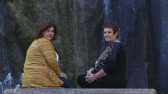 Rosa Pi�eiro y Mar�a Jos� Alonso, vicepta y pta de la Asociaci�n Galega de Acogimiento de Familia Extensa del Menor, Agafem