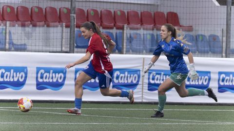 Una de las ocasiones m�s claras del Bergan frente al Victoria