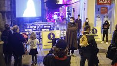 Entrada del t�nel del terror actividad cultural en el callej�n Rua dos Pital para unidades convivientes
