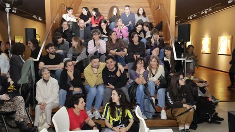 Encuentro entre Rodrigo Cuevas y Nuno Pico en la Fundaci�n Luis Seoane de A Coru�a