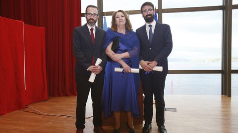 igo Picabea, Sylvia Fernndez de Bobadilla y Nacho Alarcn.