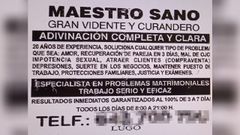 Este anuncio fue el origen de una estafa piramidal que acabó con tres lucenses perdiendo hasta 50.000 euros al fiarse de un chamán senegalés.