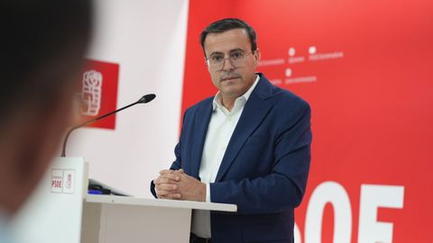 El secretario general del PSOE de Extremadura, Miguel ngel Gallardo.