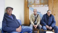 De izquierda a derecha, Javier G�mez, Manolo Iglesias y Ram�n Casti�eira, en Agavida. 