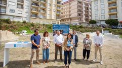 Mart�nez Allegue visit� la parcela de As Cunchas este viernes en Sanxenxo
