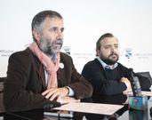 Lourenzo Fern�ndez y Rafael Cu��a presentaron el encuentro. 