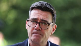 El primer ministro de Reino Unido, Andy Burnham, en un acto este mi�rcoles en Bath.