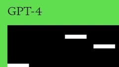 La interfaz de GPT-4.