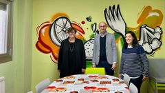 El director xeral de Familia visit� el centr� de C�ritas.