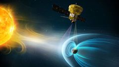 Recreaci�n de la misi�n Smile de la Agencia Espacial Europea