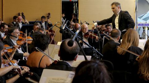 Imagen de archivo de un concierto de Sinfnica de Galicia