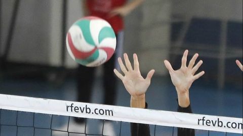 Imagen de archivo de un partido de voleibol