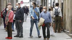 As estaba la viveirense calle Pastor Daz este martes a medioda