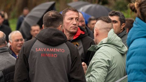 Funeral por el minero �scar D�az Rodr�guez