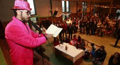 Rafa Dur�n fue el encargado de pronunciar el preg�n en el Entroido de Salcedo. 