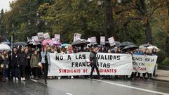 Manifestaci�n contra las rev�lidas