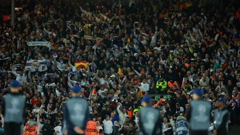 La afici�n madridista no cont� con todas las entradas solicitadas en Anfield