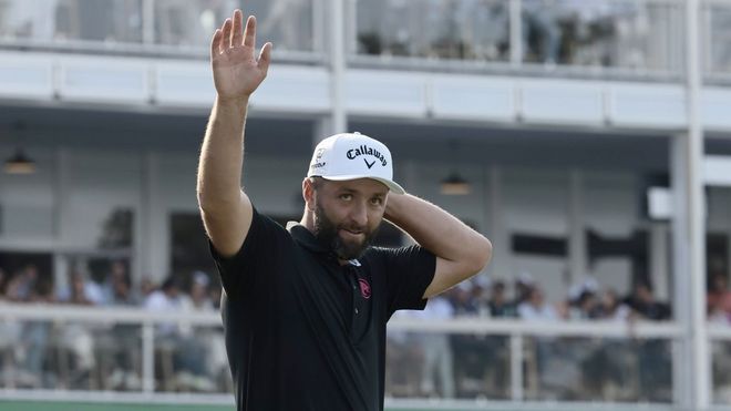 Jon Rahm, tras un torneo del circuito LIV Golf.