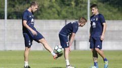 Carlos Hernandez horizontal.Carlos Hernandez durante el entrenamiento