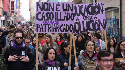 Manifestacin en Ferrol