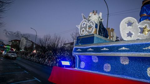 Cabalgata del D�a de Reyes en Noia.