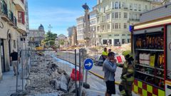 Bomberos acudieron a la fuga de Santo Domingo