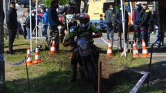 La moto de campo siempre atrae a numeroso pblico a las distintas pruebas ourensanas