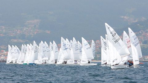 Imagen de la primera jornada el Campeonato de Espa�a de Snipe.
