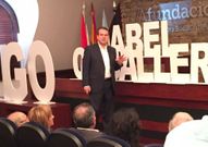 El alcalde expuso a simpatizantes su visi�n del estado de la ciudad. 