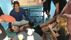 Captura de vídeo del momento del desmayo de Tinho