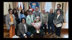 Homenaxe en Ribadeo a Elvira Teijeiro polo seu centenario