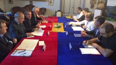 La reuni�n para impulsar la candidatura de la Ribeira Sacra se celebr� en el Pazo de Tor