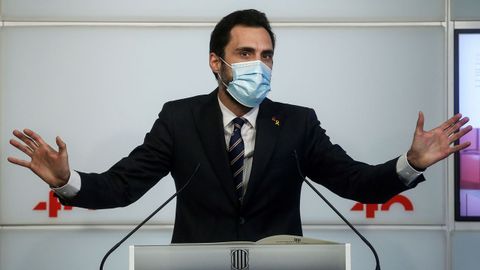 Roger Torrent, presidente del Parlamento catal�n