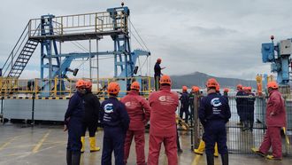 Participantes del proyecto Migramar Proemprego durante su formaci�n en Portos�n